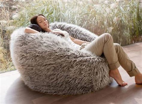 fake fur bean bag uk|Faux Fur Beanbag .